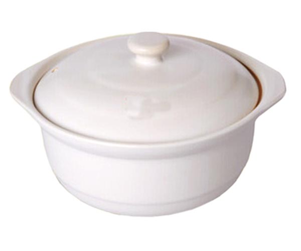 WHITE Ceramic Casseroles Manufacturer